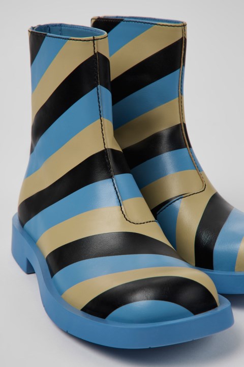 Mil 1978 çok Renkli Deri Yarım çizme Kadın Için özel Karavan