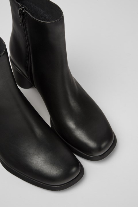 Kadın Karavan Için Tasarım Meda Siyah Deri çizmeler