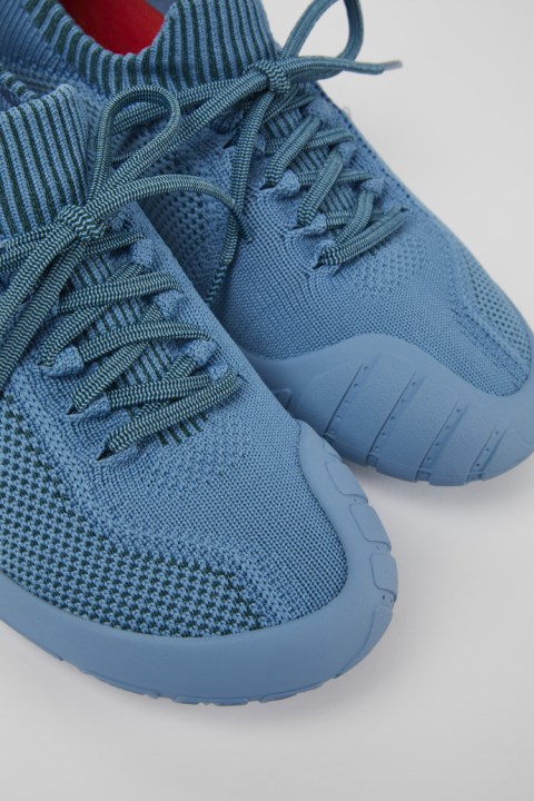 Kadın Karavan Için Tasarım Yolu Mavi Tekstil Spor Ayakkabı