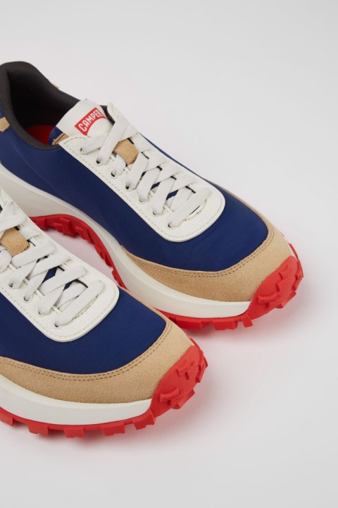 Yeni Gelenler Için Camper Drift Trail Vibram çok Renkli Ayakkabı Tekstil Ve Nubuk Spor