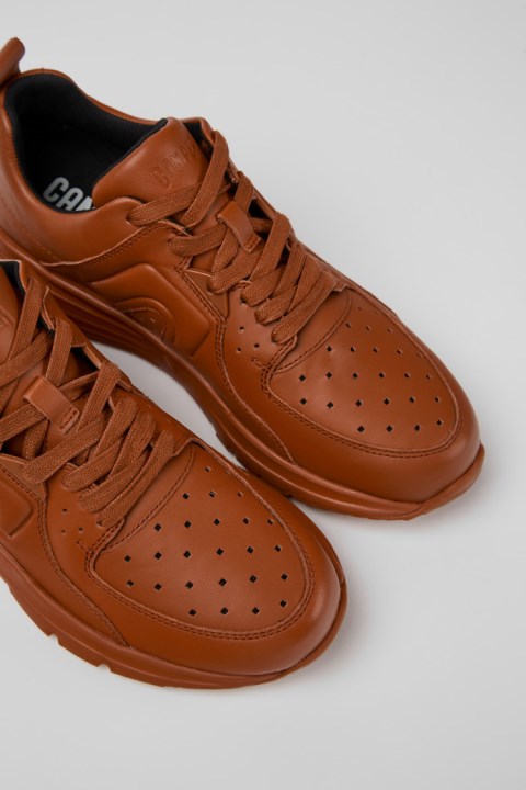 Kadınlar Için özel Kampçı Için Sürüklenme Kırmızı Deri Spor Ayakkabı