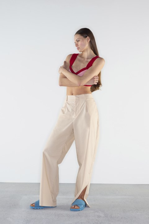 Brutus Sandal Mavi Geri Dönüştürülmüş Pamuklu Sandaletler Kadınlar Için Kampçı Yeni Gelenler