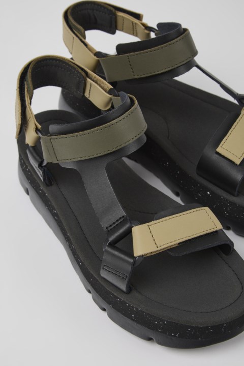 Kadın Karavan Için Oruga Up çok Renkli Deri Sandaletler Tasarla