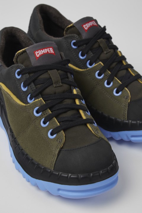 Kadın Karavan Için Teix Yeşil Ve Gri Geri Dönüştürülmüş Tekstil Ayakkabı Tasarımı