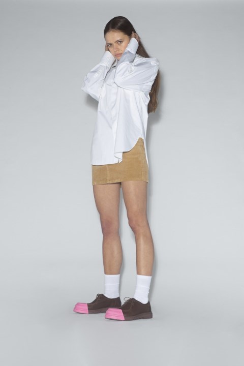 Kadın Kampçı Yeni Gelenler Için Kavşak Kahverengi Deri Ayakkabı