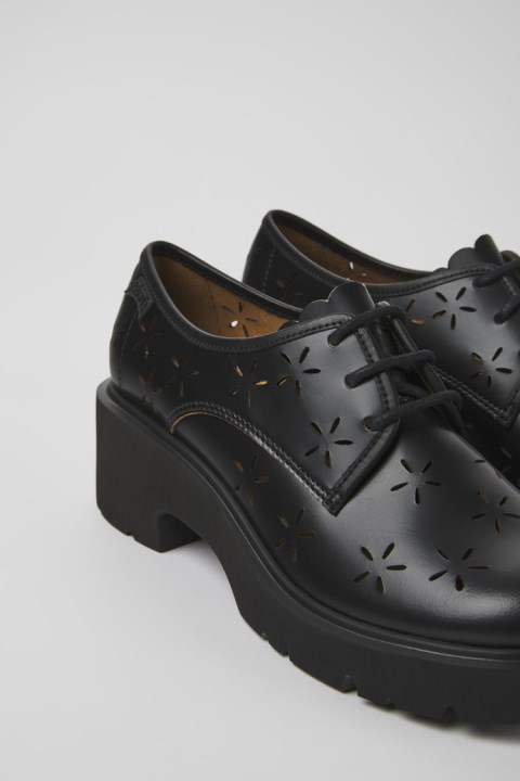 Kadınlar Için özel Camper Milah Siyah Deri Ayakkabı