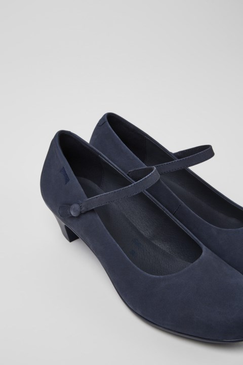 Helena Mavi Topuklu Kadın Ayakkabısı