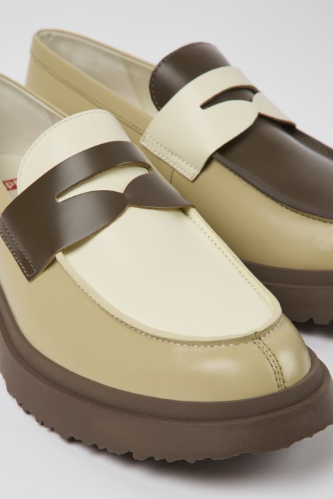 Yeni Gelenler Için Kampçı Ikizler çok Renkli Deri Makosen Ayakkabılar