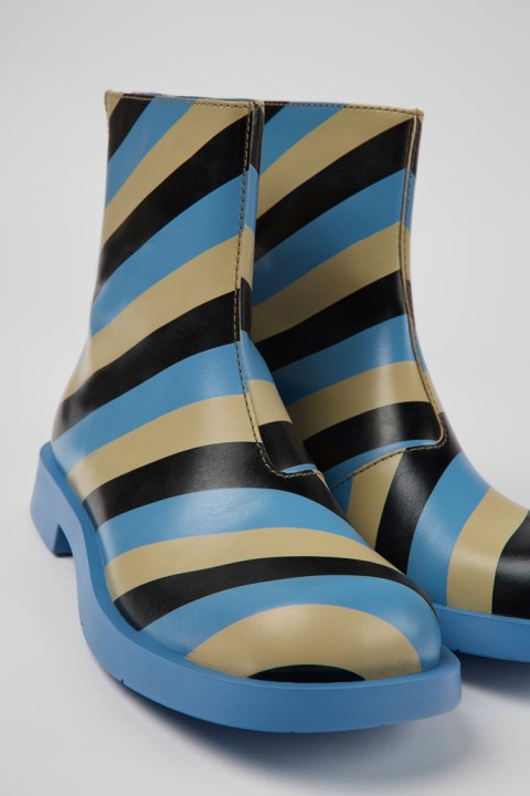 Camper Mil 1978 Yeni Gelenler Için çok Renkli Deri Yarım çizmeler