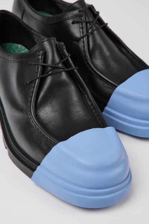 Karavan Tasarım Kavşak Siyah Deri Erkek Ayakkabı