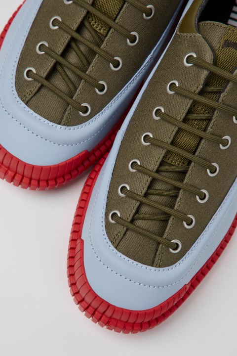 Camper Pix Yeşil Ve Mavi Bağcıklı Erkek Ayakkabıları Yeni Gelenler