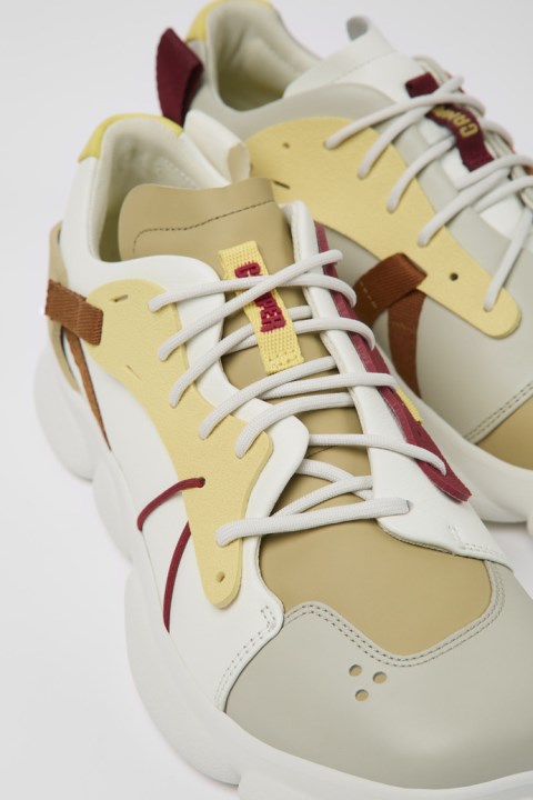 Yeni Gelenler Için Camper Twins çok Renkli Deri Ve Tekstil Spor Ayakkabı