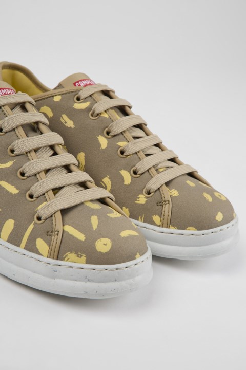 Yeni Gelenler Için Camper Runner çok Renkli Nubuk Ve Deri Spor Ayakkabı