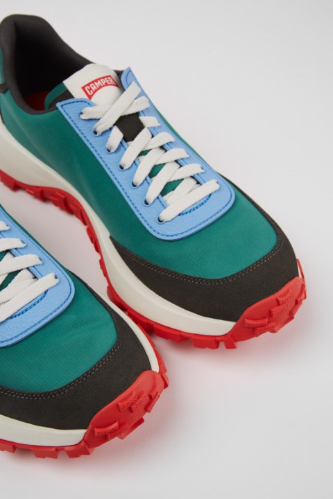 Yeni Gelenler Için Camper Drift Trail Vibram çok Renkli Ayakkabı Tekstil Ve Nubuk Spor