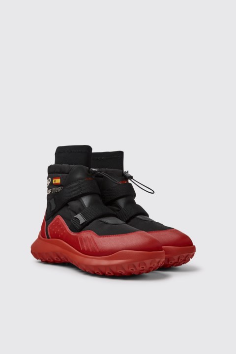 Camper X Sailgp Gore-tex Siyah Ve Kırmızı Kadın Botları