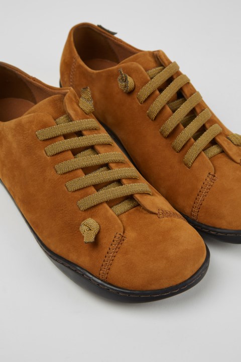 Kadın Karavan Için Tasarım Peu Açık Kahverengi Nubuk Ayakkabı