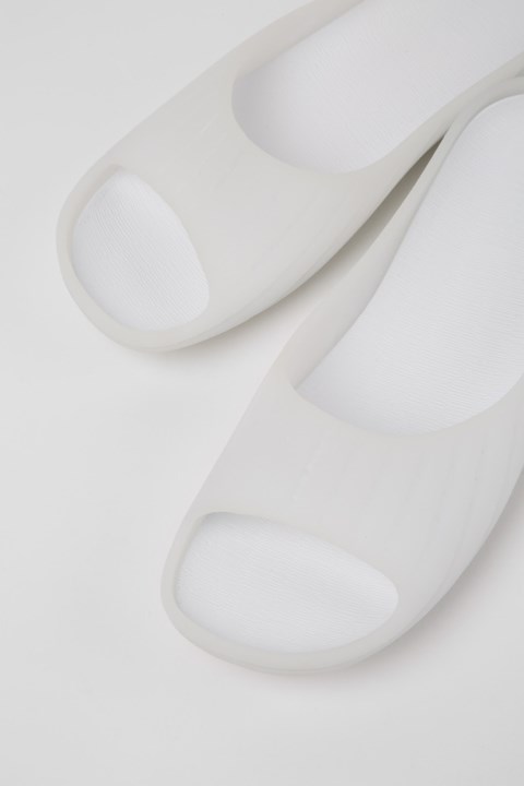 Kadın Karavan Için Wabi Beyaz Monomateryal Sandalet Tasarla