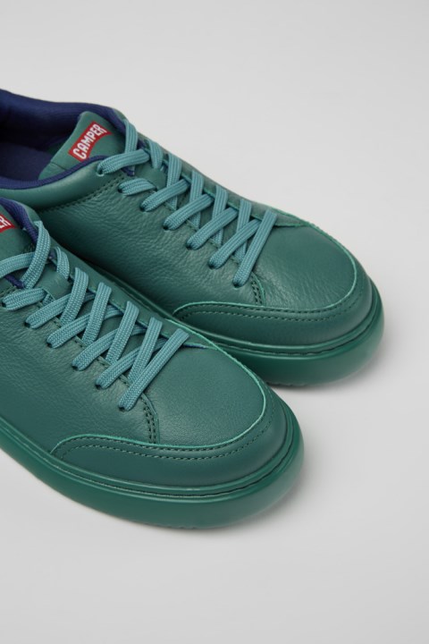 Kadın Karavan Için Tasarım Runner K21 Yeşil Deri Spor Ayakkabı