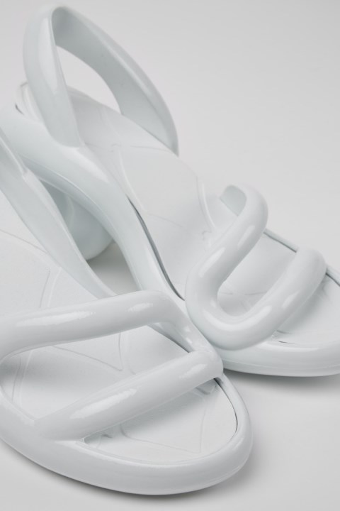 Kobarah Beyaz Unisex Sandalet özel Karavan