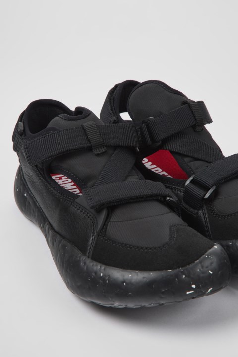 Yeni Gelenler Için Camper Peu Binası Siyah Yarı Açık Spor Ayakkabı