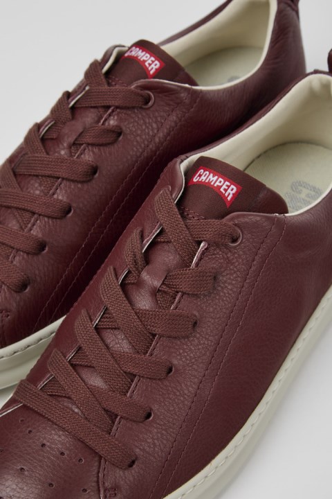 Camper Design Runner Bordo Deri Spor Ayakkabı